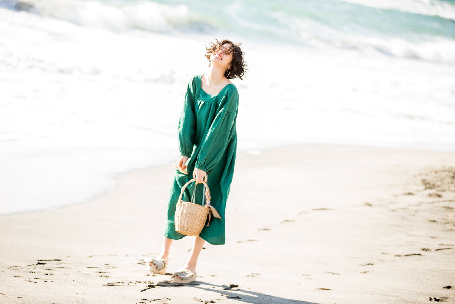 吉倉あおい「mina」4月号より／寺田茉布（LOVABLE）画像提供：所属事務所