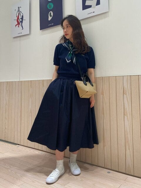 シャツワンピース コーデ シャツワンピースコーデ5