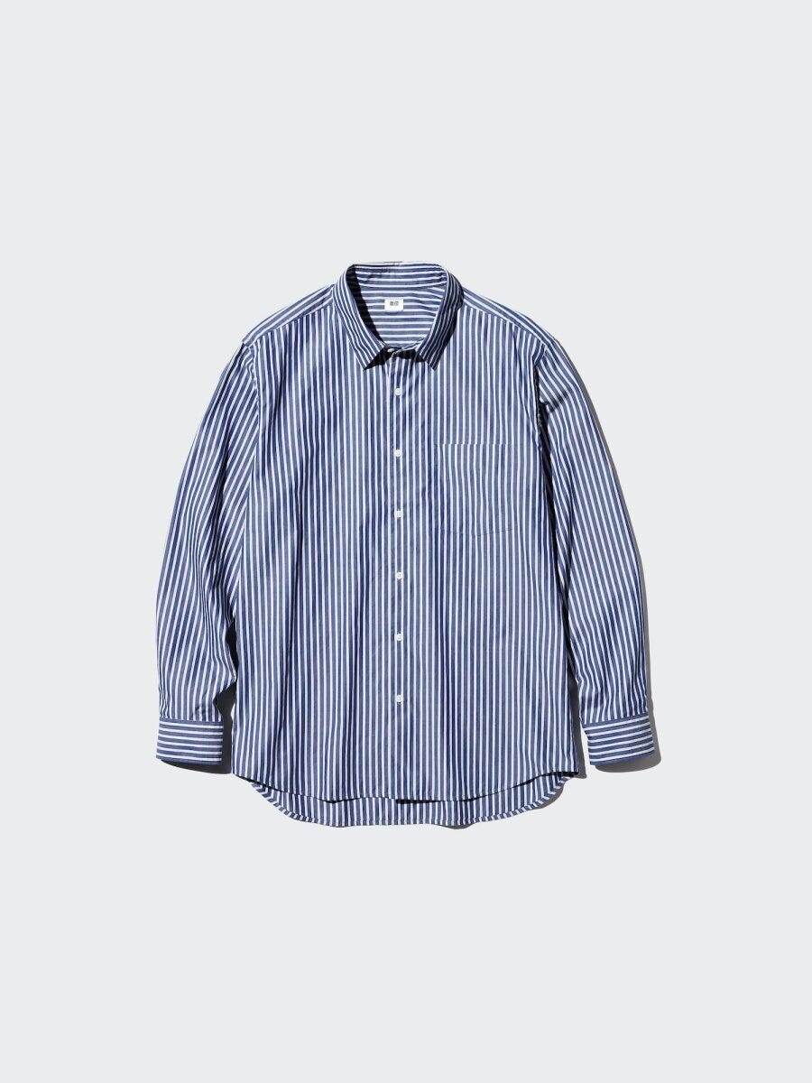 ユニクロのブロードシャツ