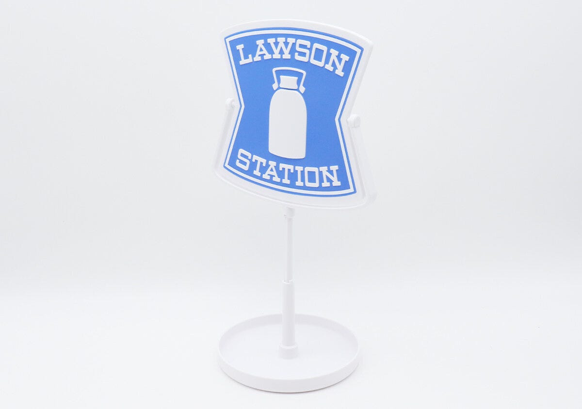 ローソン看板卓上ミラー