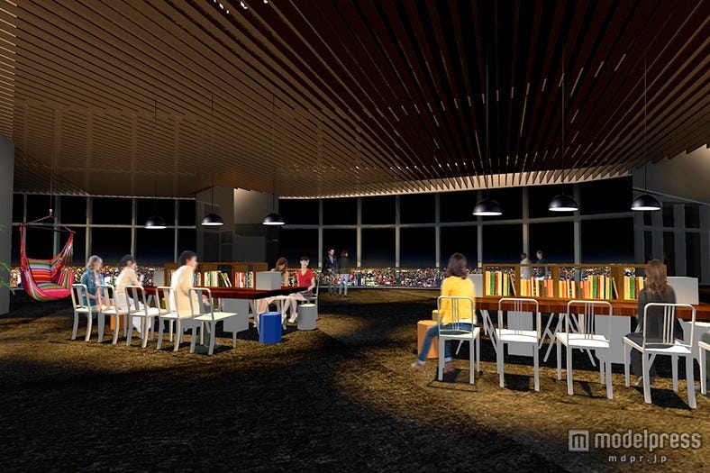 天空のパノラマラウンジがオープン 夜景と秋の夜長を楽しむ空間に