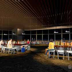 「Tokyo City View Lounge」の「Book Lounge」イメージ/画像提供:森ビル【モデルプレス】