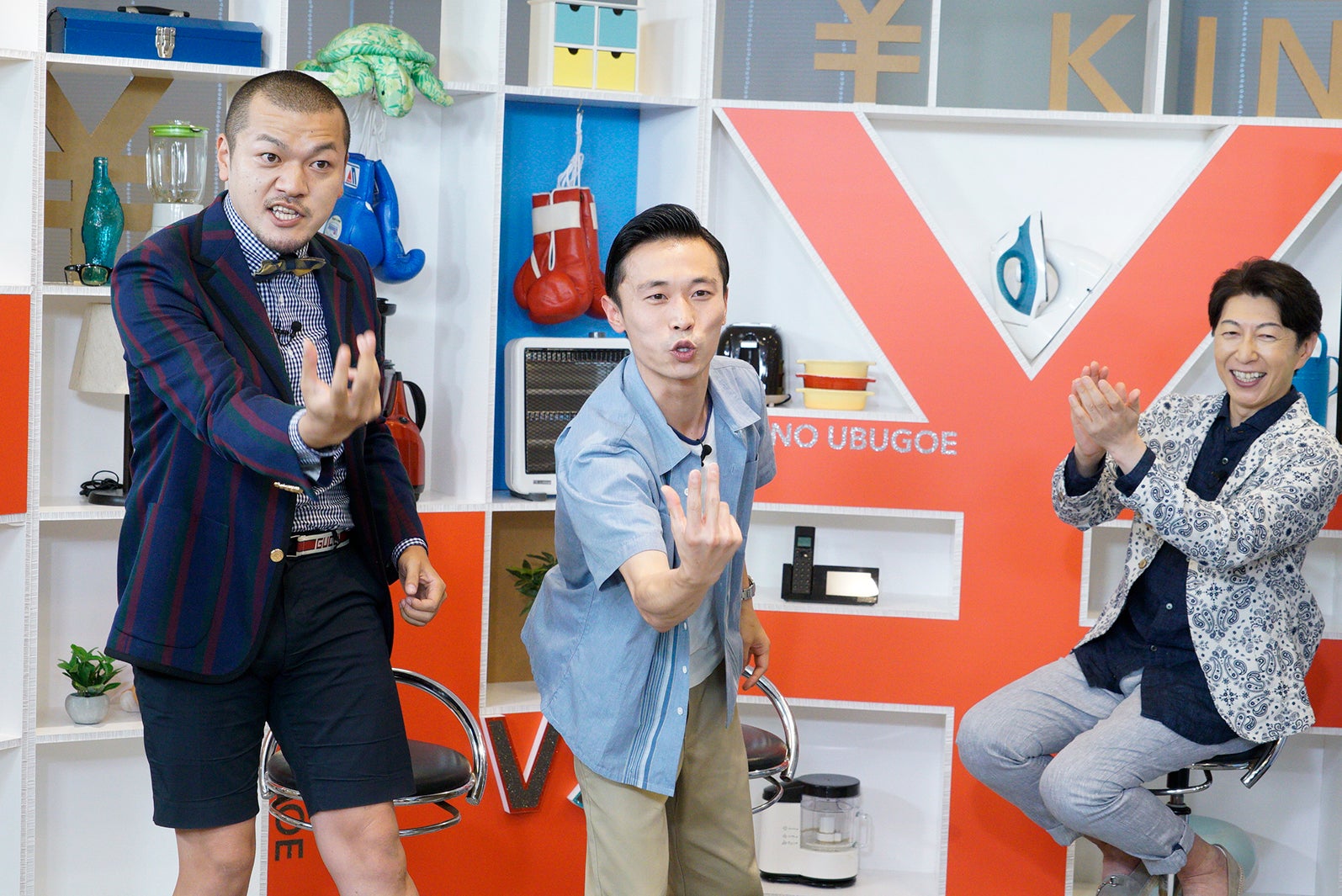 カミナリ、篠井英介（C）読売テレビ