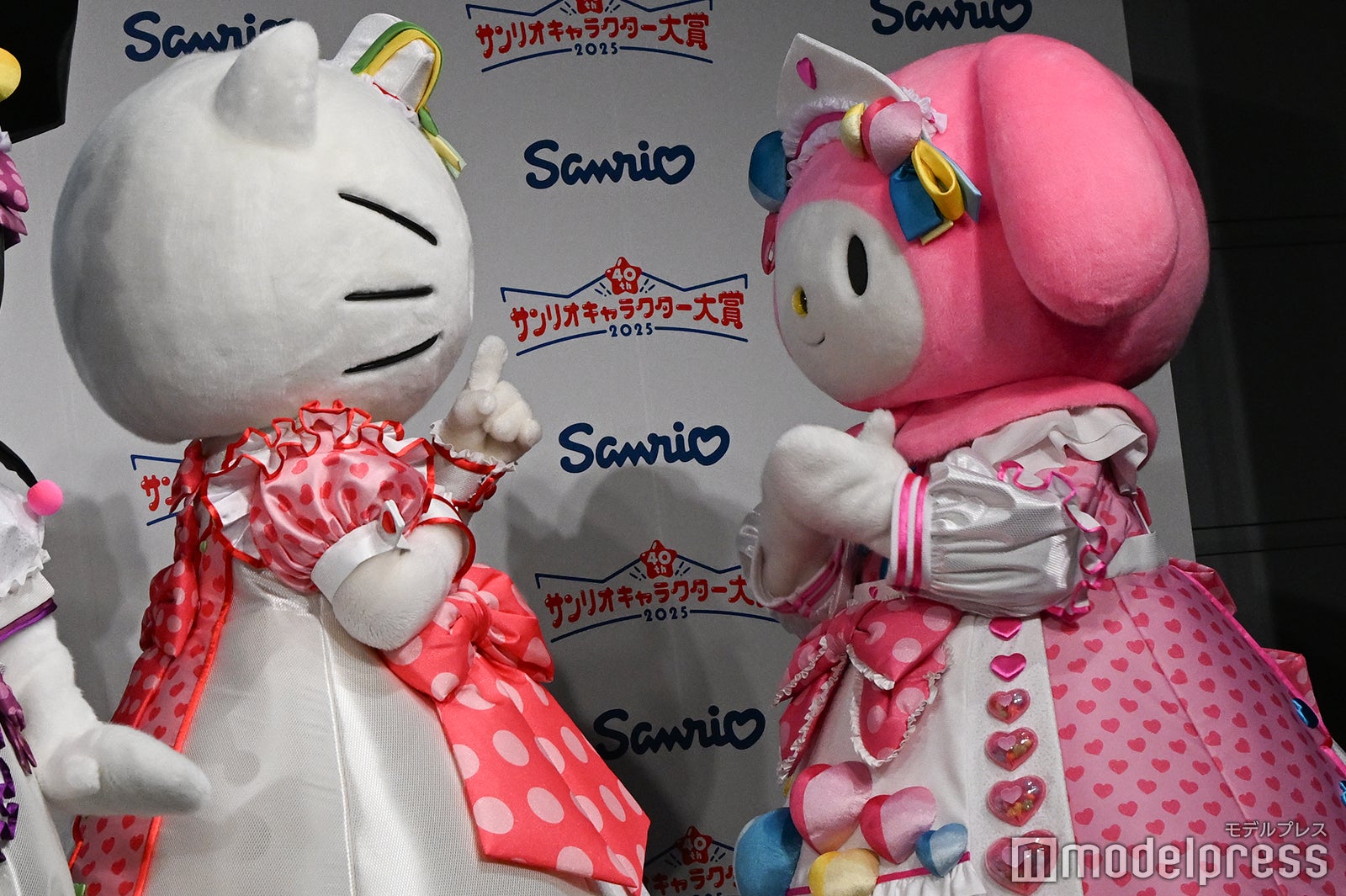 ハローキティ、マイメロディ（C）モデルプレス