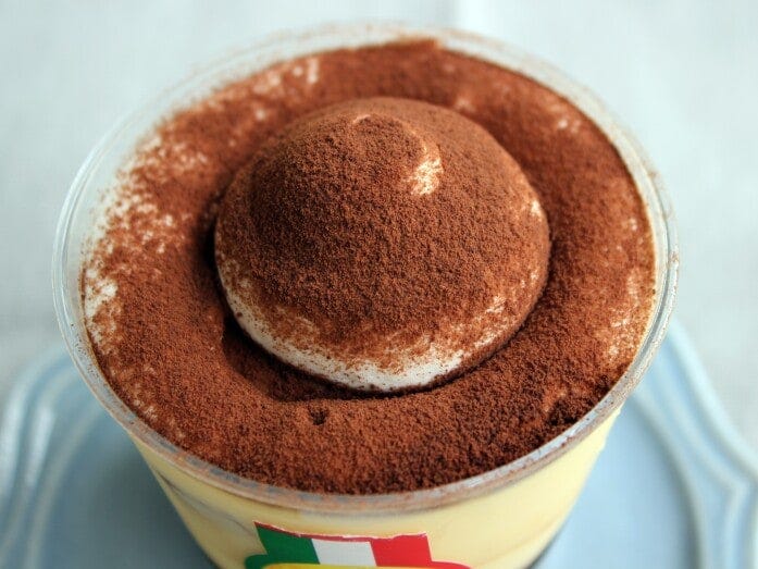 ココアパウダーの苦みも、重要なアクセント