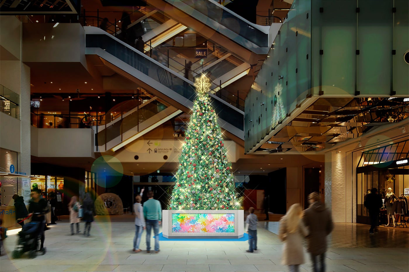 MARK IS Bright Christmas Tree／画像提供：三菱地所リテールマネジメント
