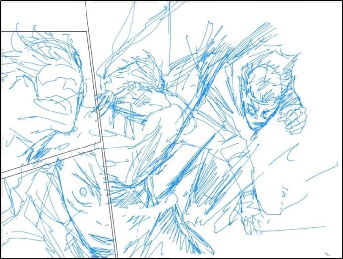 下書き（C）芥見下々／集英社