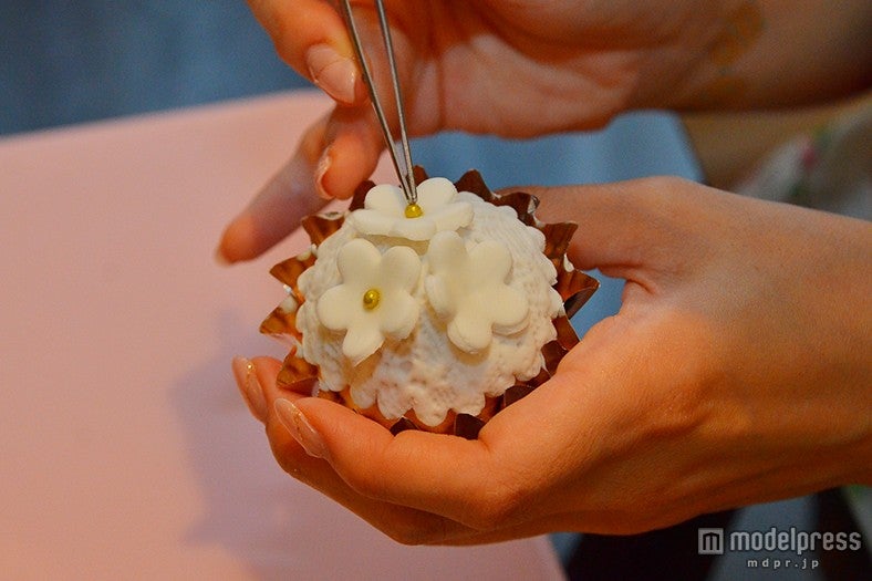 微調整してアラザンなどで好きに飾り付け