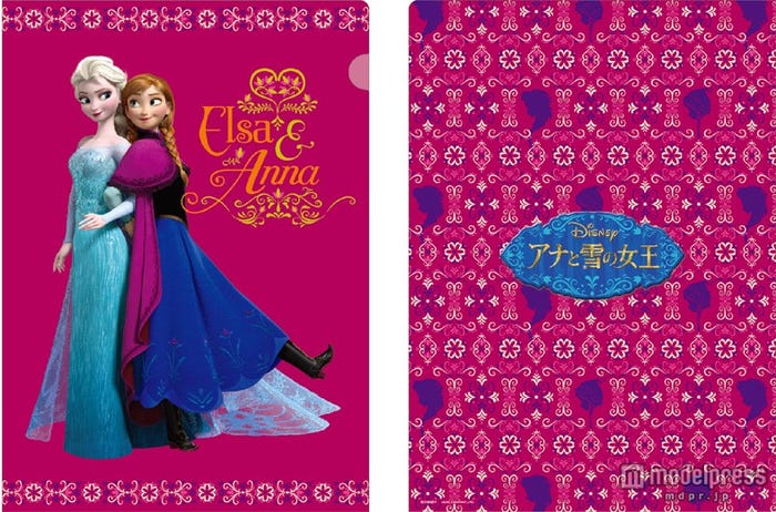 クリアファイル4枚セット(アナ&エルサ、オラフのデザインのクリアファイルが4枚セット)/(C)Disney