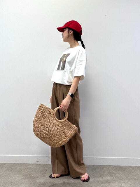 白Tシャツ コーデ 白Tシャツコーデ5