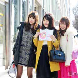 表参道/モデル:森下まい、野村日香理、越馬千春(C)モデルプレス