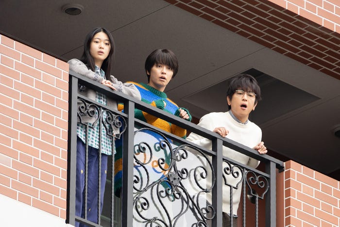 白鳥玉季、手越祐也、及川光博「ぼくたちん家」場面写真(C)NTV