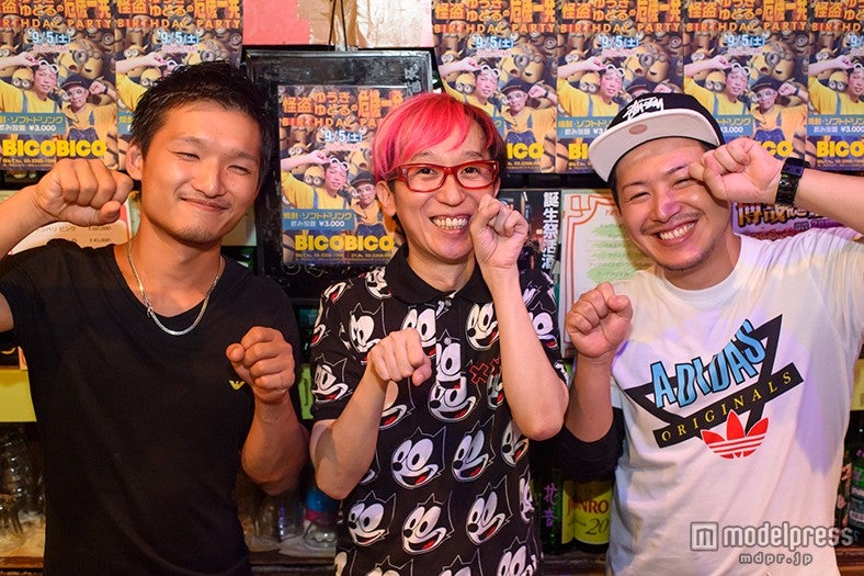 （左から）はじめちゃん、ビーコママ、一輝くん