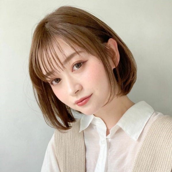 大人女性におすすめのワンカールパーマボブ おしゃれでスタイリングしやすい髪型 モデルプレス