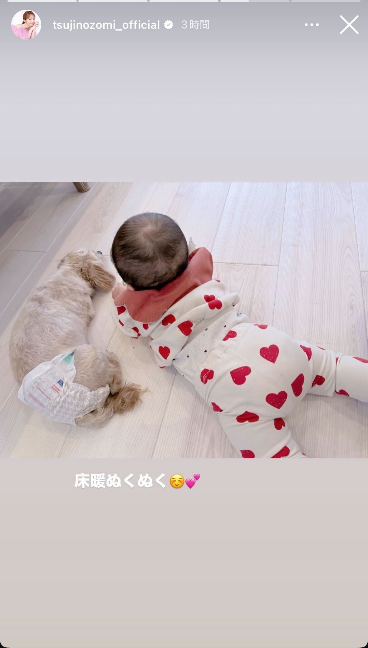 辻希美Instagramストーリーズより