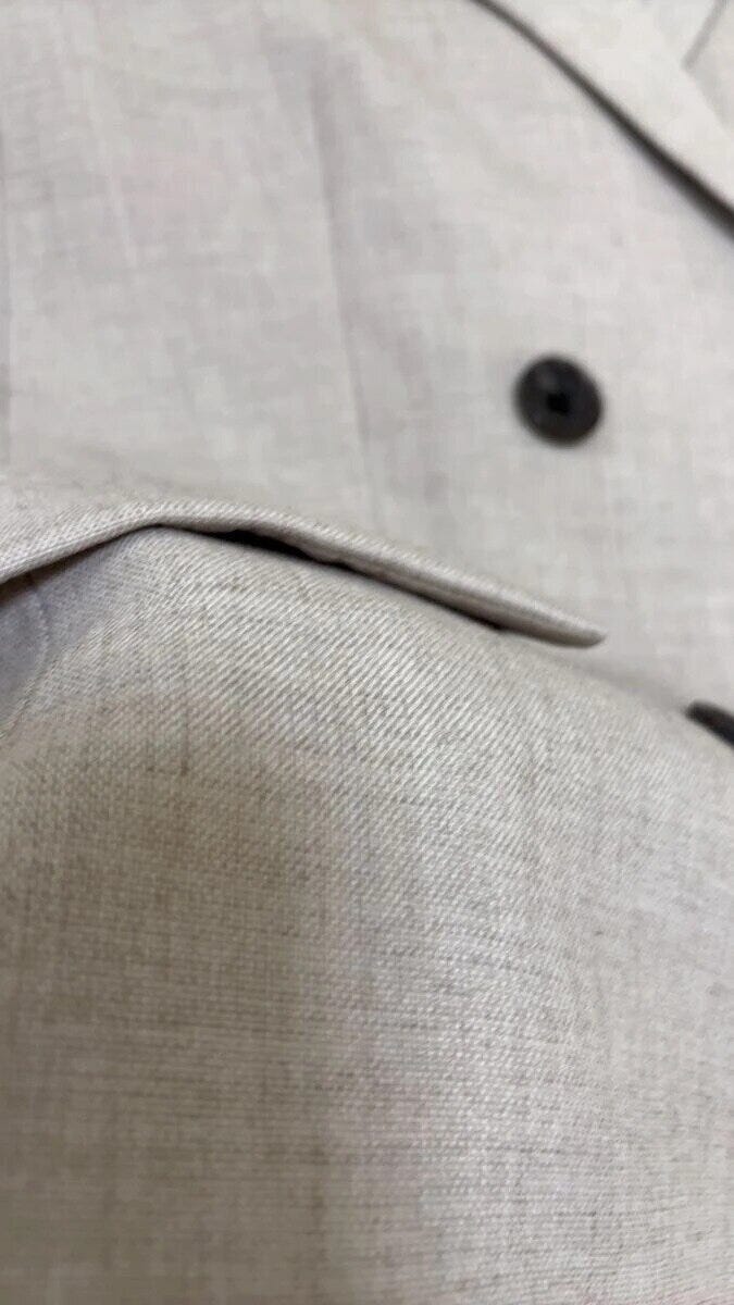 2026gu春ダブルブレストジャケット生地感