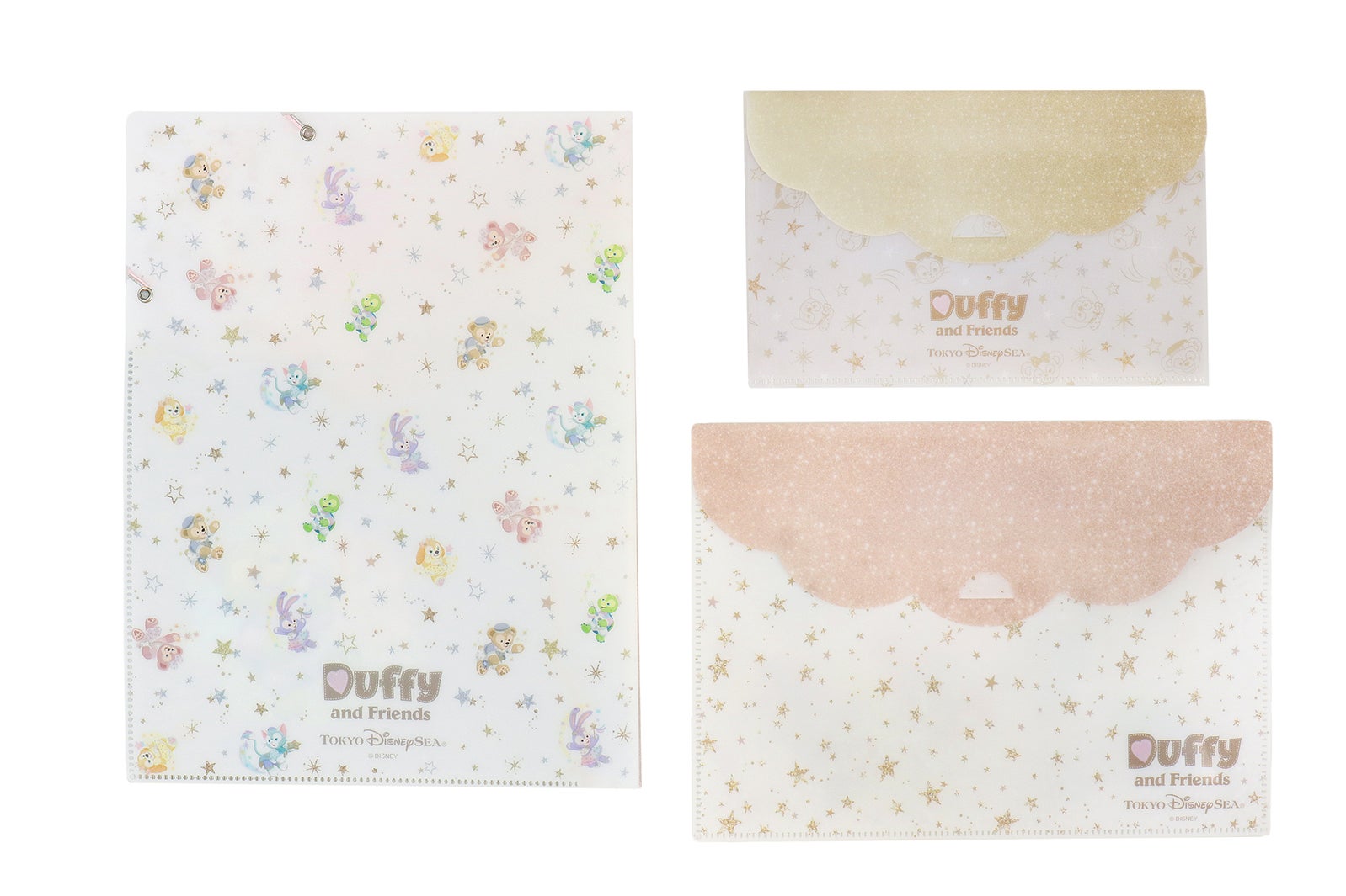 クリアホルダーセット1,400円（C）Disney