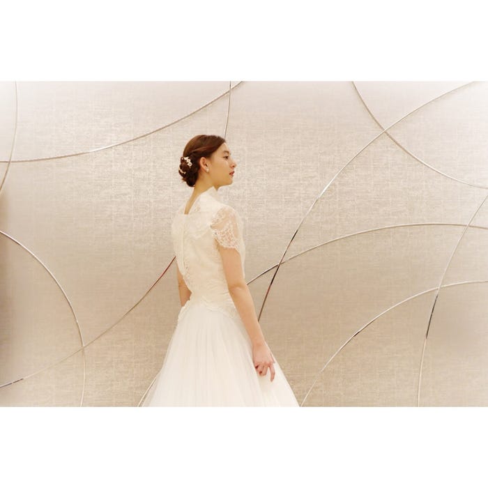 Marc Le Bihanのドレスをまとった新木優子(画像提供:日本テレビ)