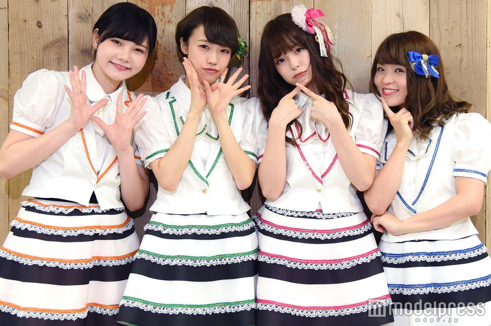 カプ式会社ハイパーモチベーション／（左から）光河玲奈、小澤綾乃、詩島萌々、西條美里／（C）モデルプレス