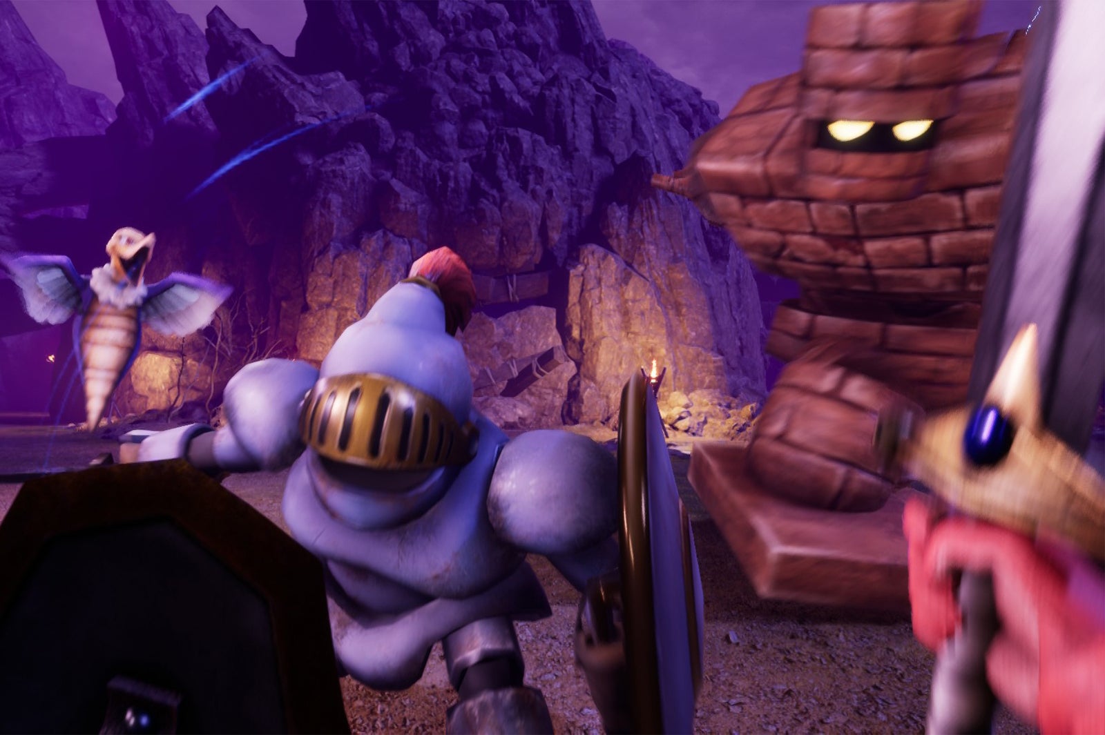 「山ろく」でモンスターとバトル／画像提供：バンダイナムコアミューズメント