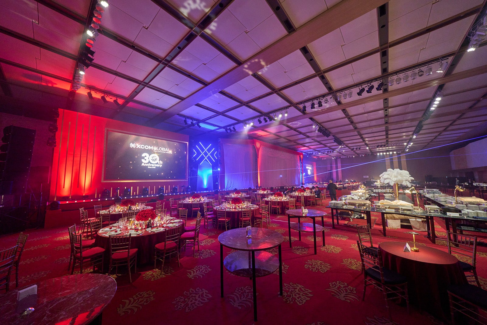 創業30周年謝恩パーティー会場の様子（提供素材）