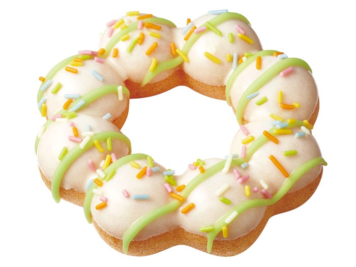 ポン・デ・リース、ホワイトチョコ/画像提供:ミスタードーナツ