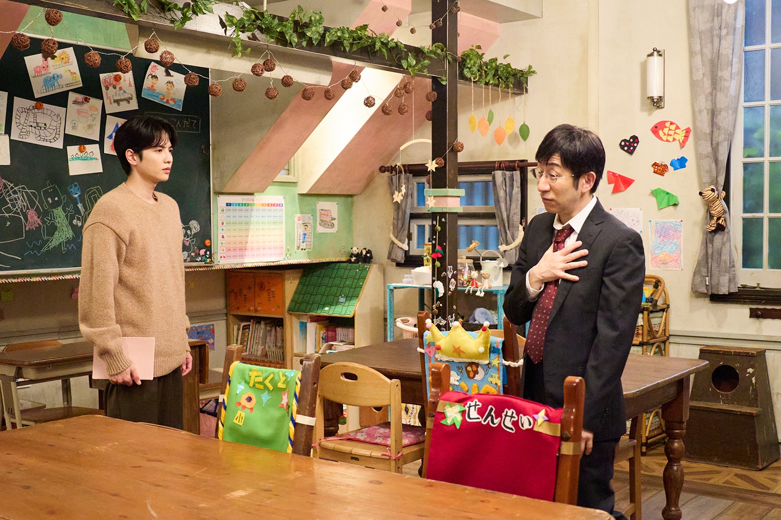 志尊淳、矢柴俊博「10回切って倒れない木はない」第3話（C）日本テレビ