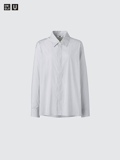 ユニクロのドレープシャツ