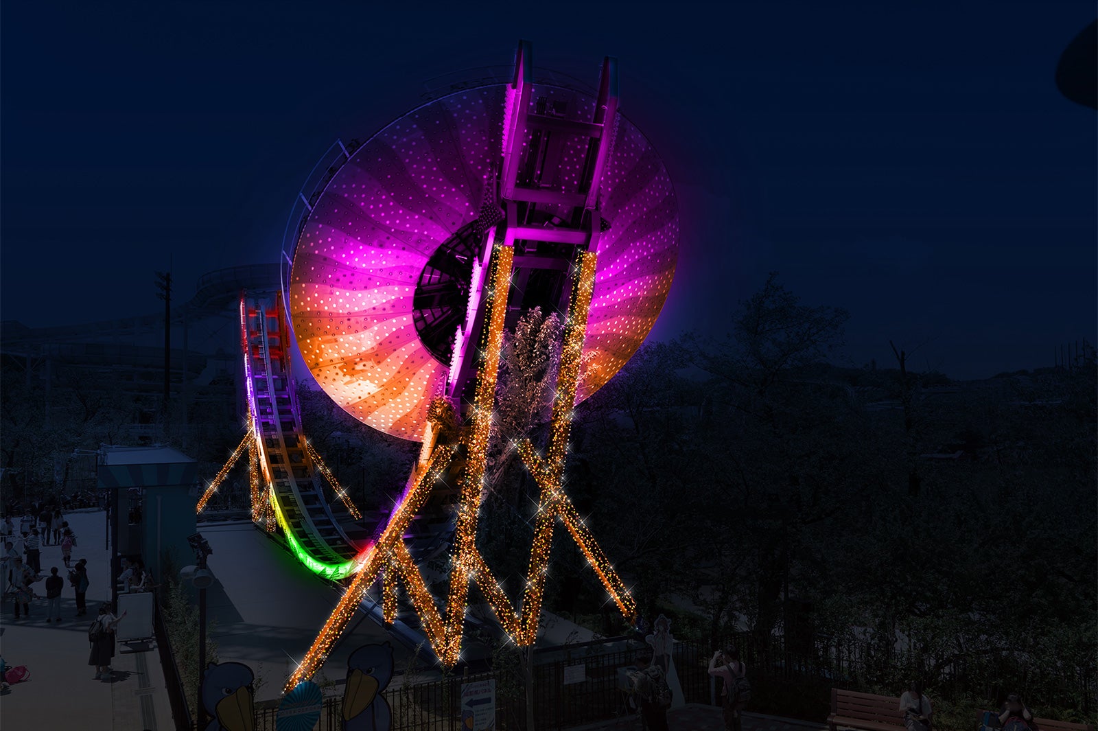 「アンバー・フォレストエリア／画像提供：よみうりランド