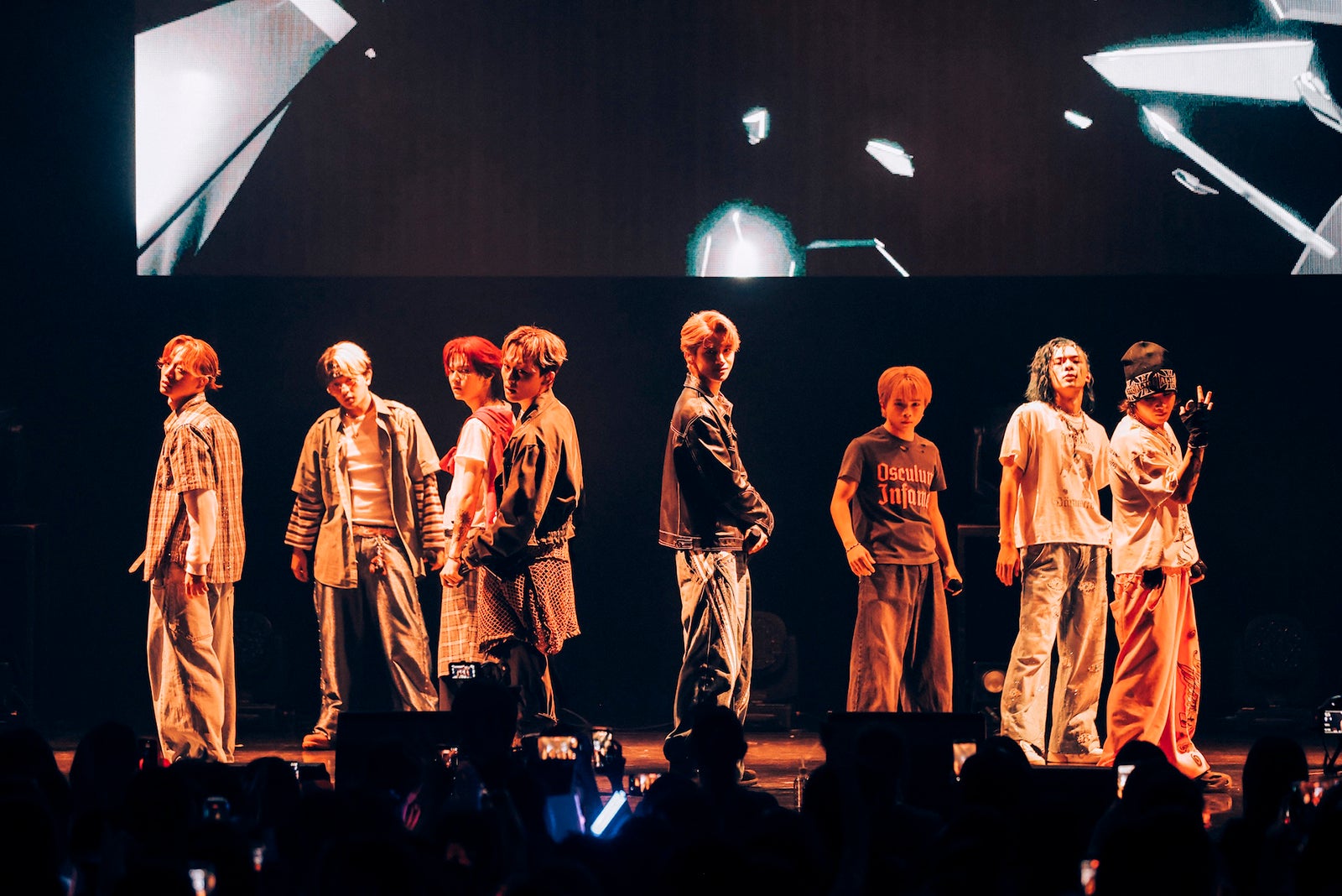 ＜ONE OR EIGHT 1st LIVE TOUR -GATHER- FINAL in JAPAN＞／Photo by Norito Ohazama