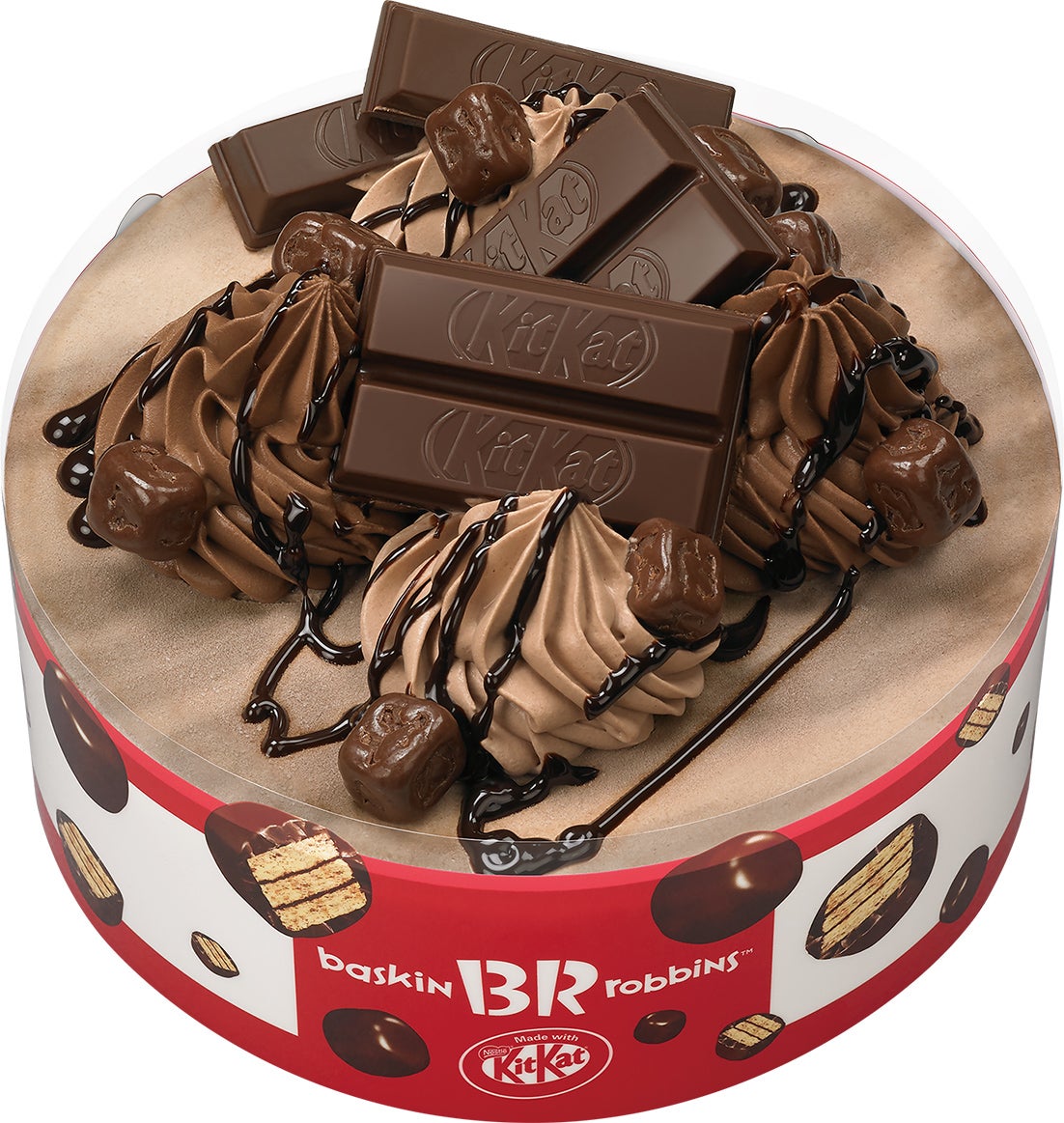 ハッピーブレイクタイム シェアケーキ～Made with KITKAT（R）～／提供画像