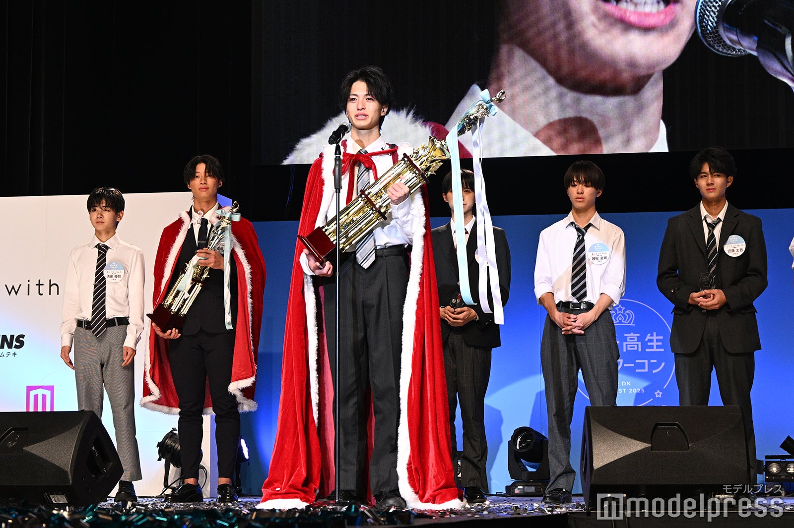 「男子高生ミスターコン2025」グランプリに輝いた楢崎悠亮くん（C）モデルプレス