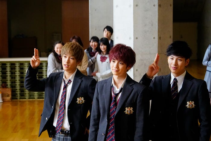 藤原樹、吉野北人、長谷川慎(C)2019「PRINCE OF LEGEND」製作委員会