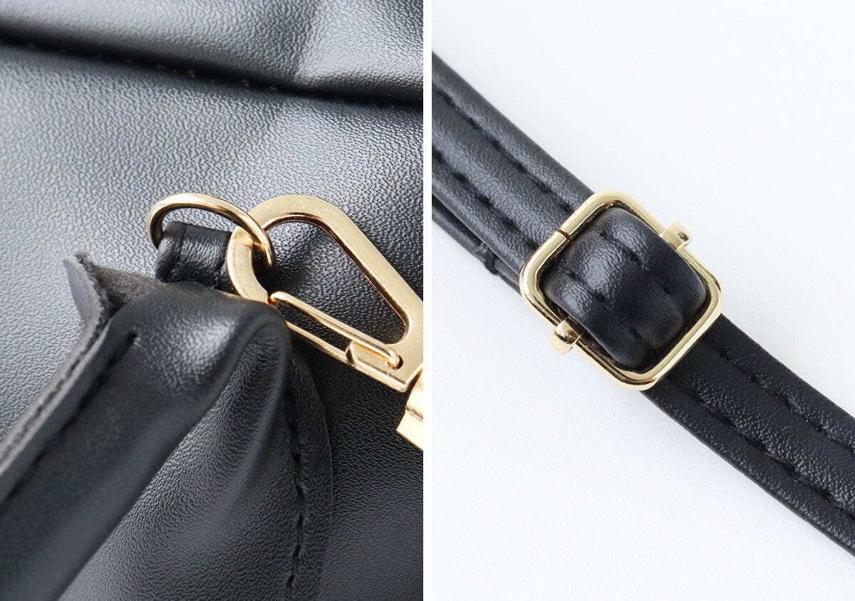 宝島社ムック付録のánuans（アニュアンス）レザー調ボストンショルダーバッグ6