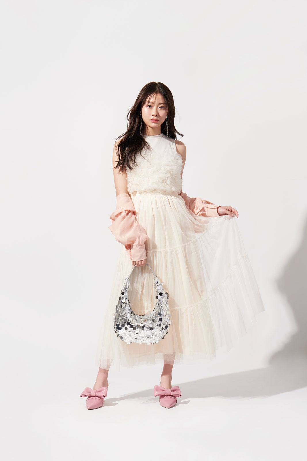 Shinzone｜ドット ジャガード ドレス ワンピース “DOT JACQUARD