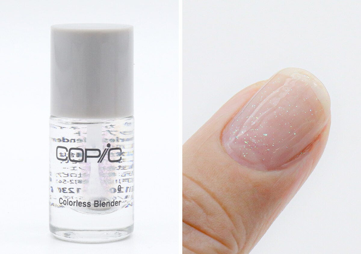 宝島社ムック付録のCOPIC（コピック）ネイルカラー6本セット5
