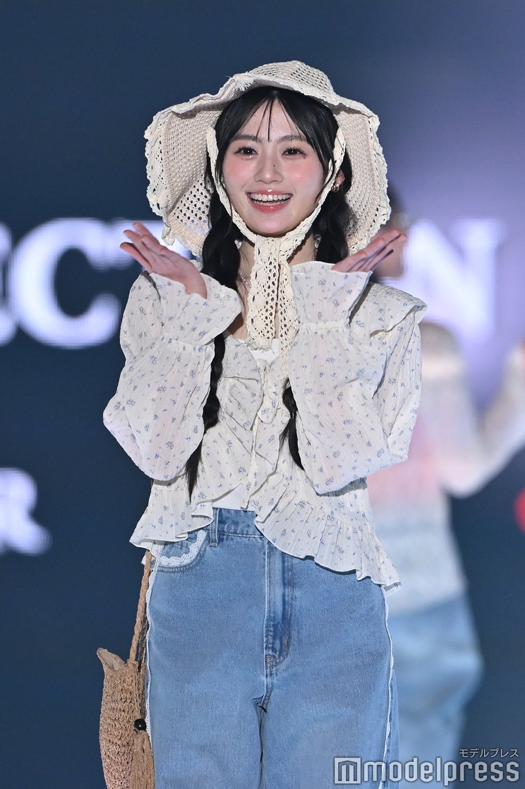 乃木坂46川崎桜、春っぽコーデで観客魅了 最後の投げキスにファン悶絶「破壊力抜群」「反則級に可愛い」【TGC2026 S/S】
