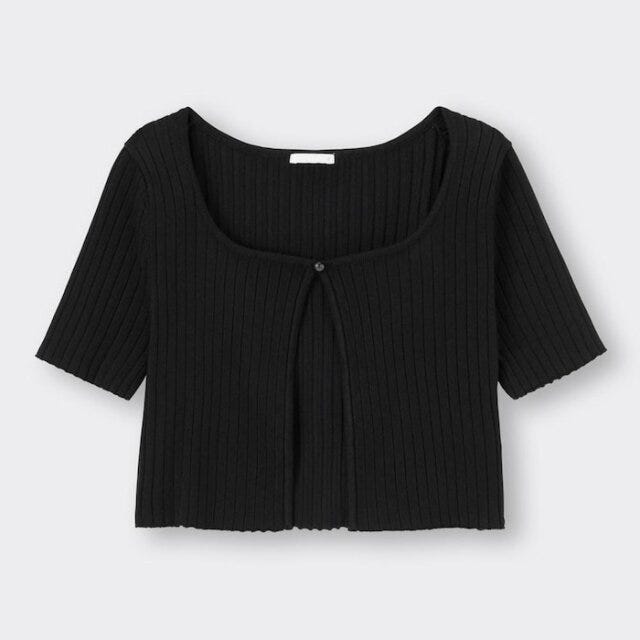 GU　トップス　クロップドカーディガン