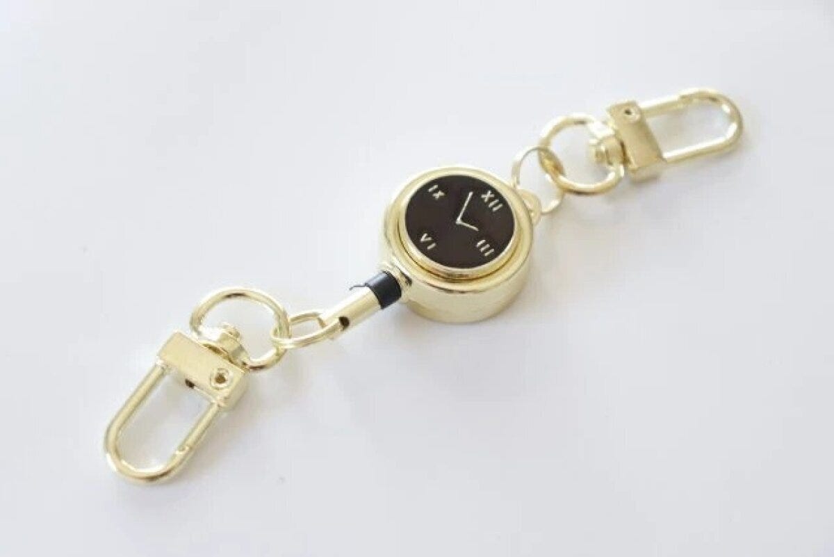 ダイソーのリールキーホルダー