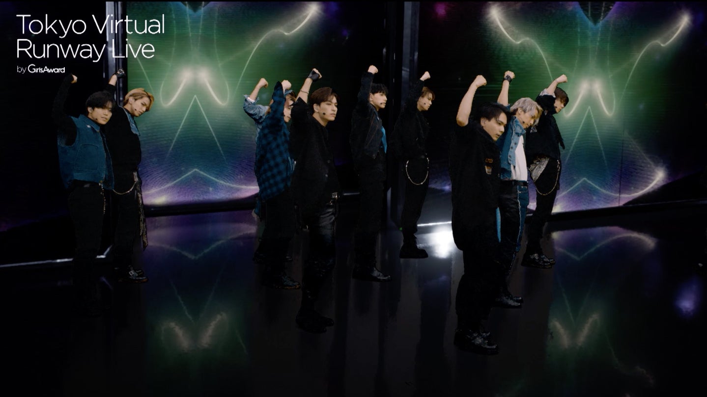 JO1（C）Tokyo Virtual Runway Live by GirlsAward（C）AbemaTV, Inc.
