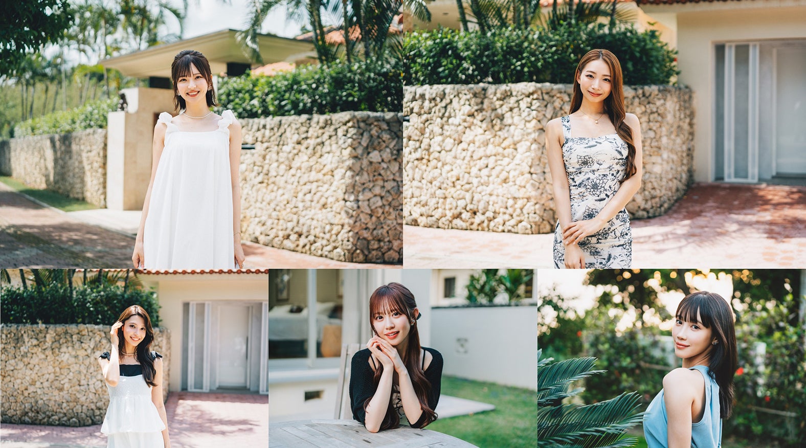 （左上から）あやな、うらら、えみり、さくら、サリオ（C）CJ ENM CO., LTD. All Rights Reserved（C）AbemaTV,Inc.