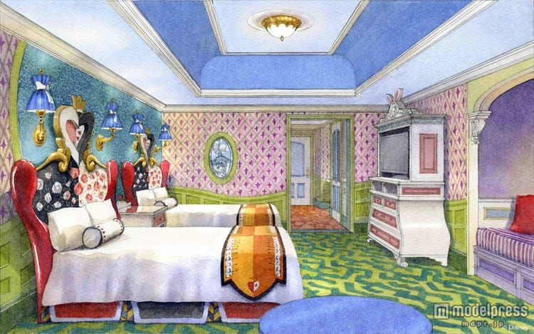ディズニーホテル 名作映画を再現した客室が一新 モデルプレス