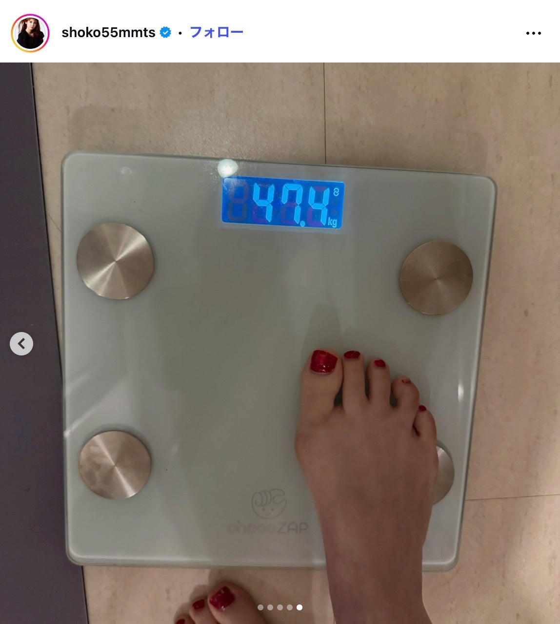 中川翔子Instagramより
