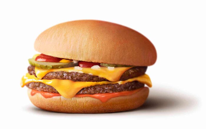 スパイシーダブルチーズバーガー/画像提供:日本マクドナルド