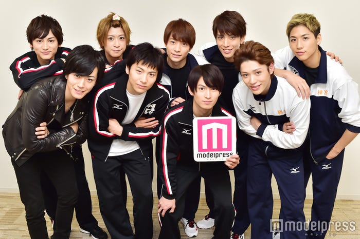 新ドラマ「男水!」メインキャスト(下段左から)廣瀬智紀、宮崎秋人、松田凌、安西慎太郎(上段左から)佐藤永典、赤澤燈、小澤廉、黒羽麻璃央、池岡亮介(C)モデルプレス