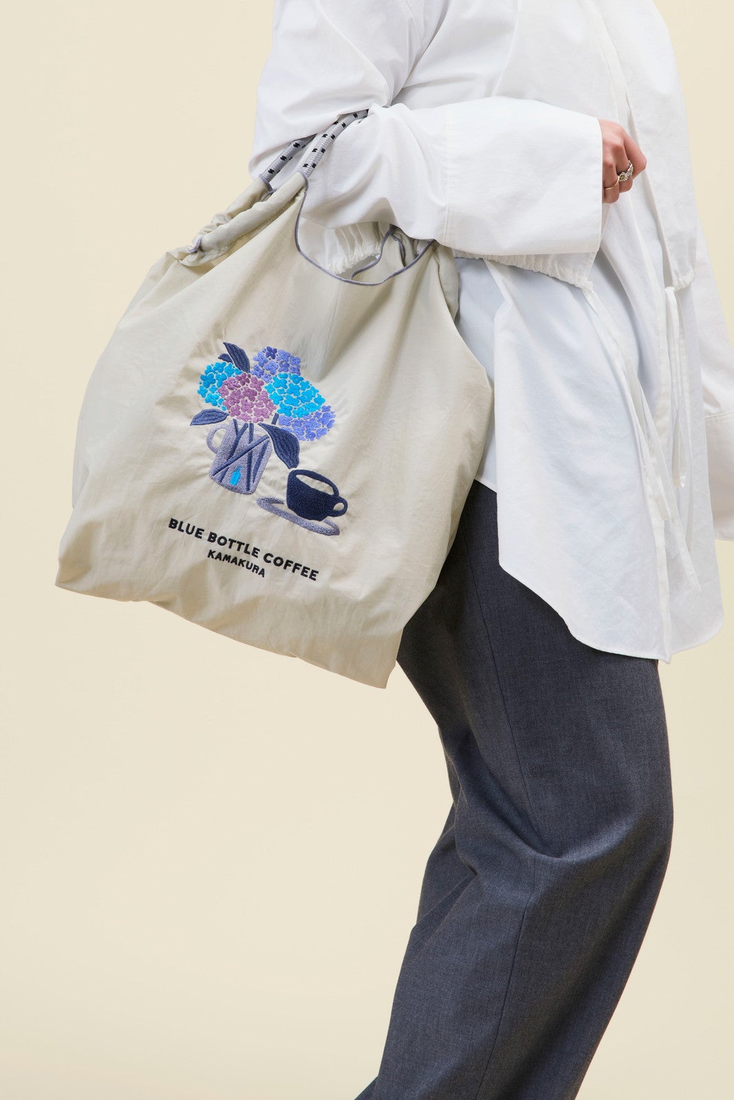 エンブロイダリーエコバッグ — 鎌倉 —／提供画像