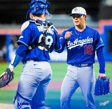 山本由伸が日米通算100勝達成！6回5安打1失点で今季11勝目 オリックスで70勝、ドジャースで30勝
