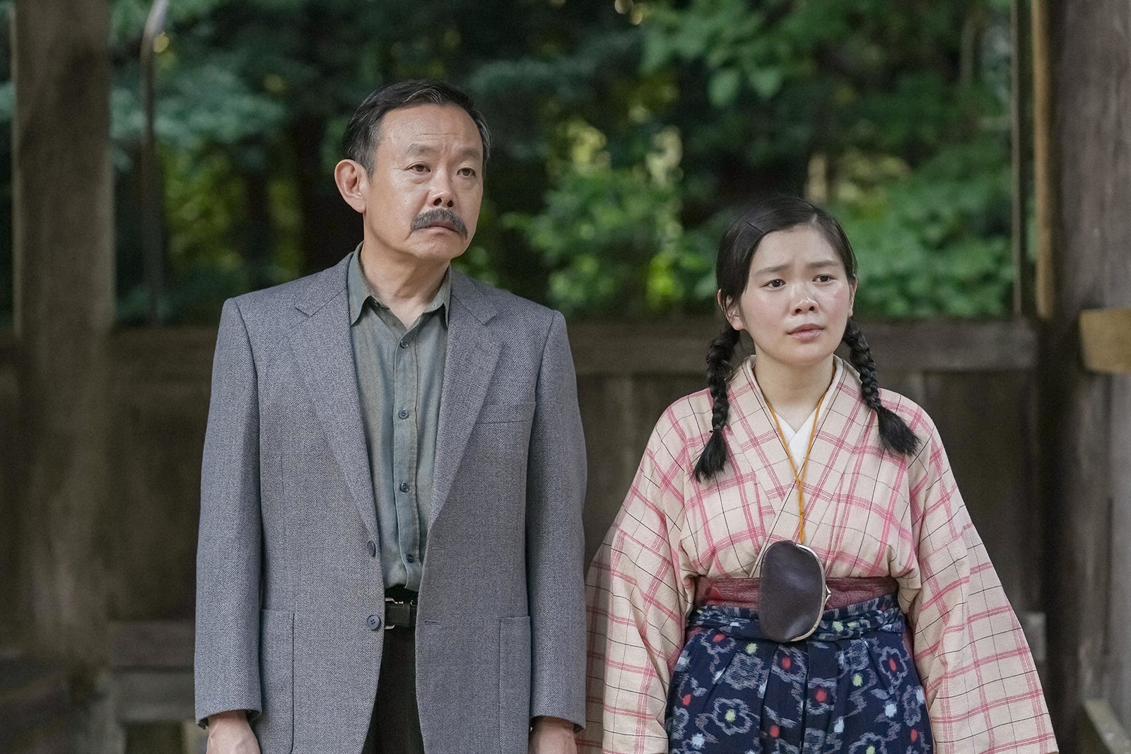 近藤芳正、富田望生「ブギウギ」第66話（C）NHK