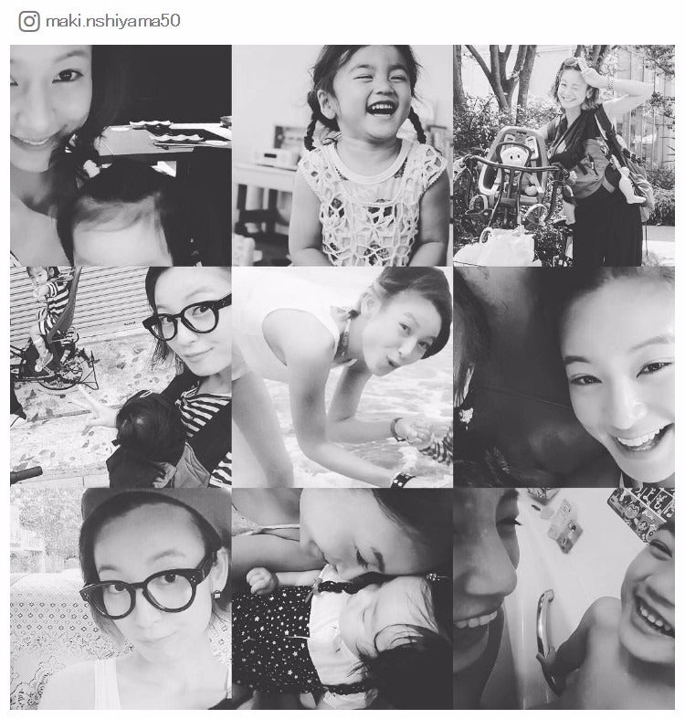 愛情溢れる子育てに感嘆の声／西山茉希Instagramより