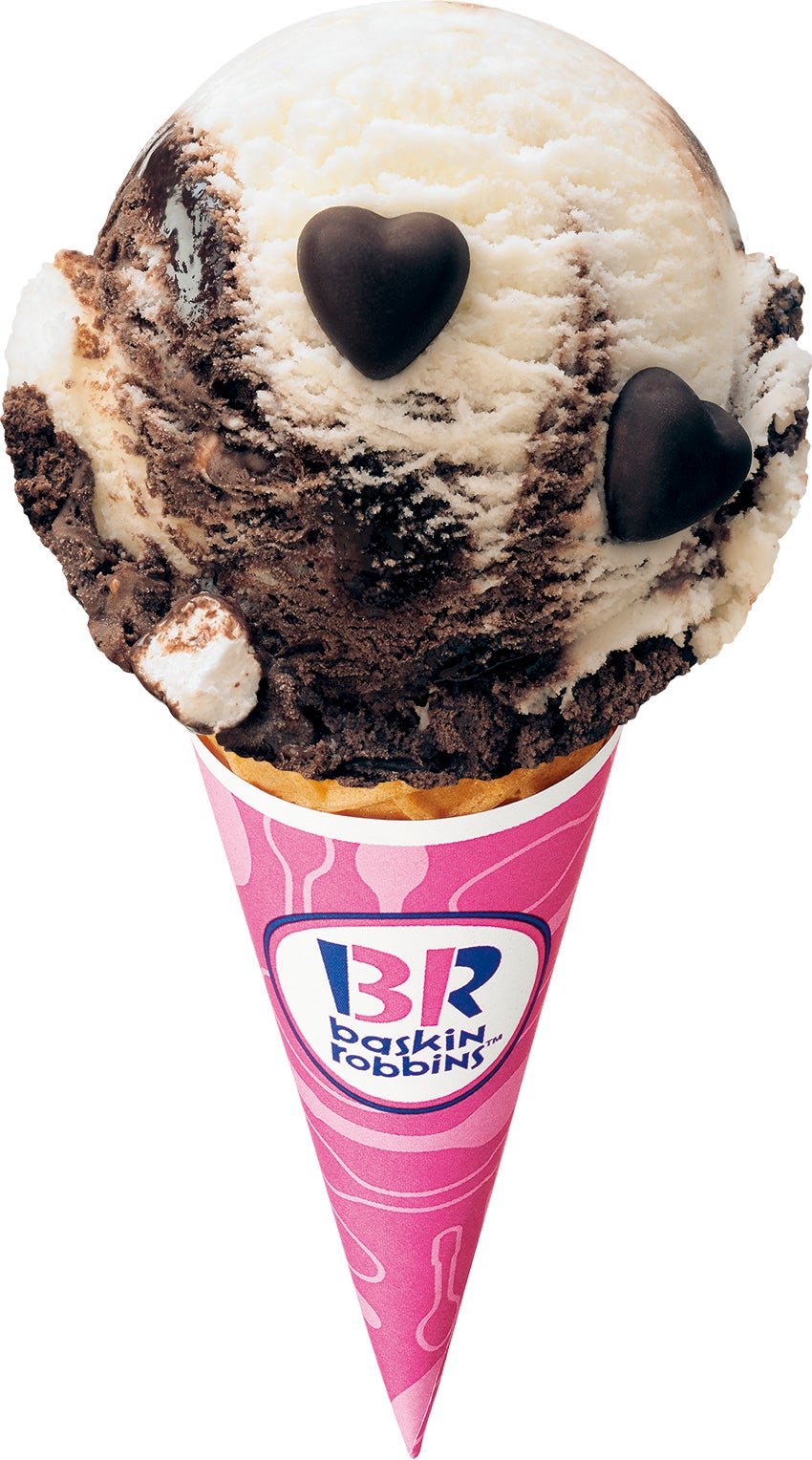 サーティワン×藤田ニコル「モノクロ ラブ チーズケーキ」モノトーンの大人可愛いコラボアイス